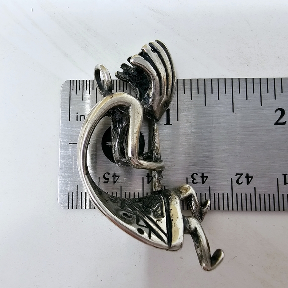 Kokopeli Sterling Pendant - Picture 6 of 7